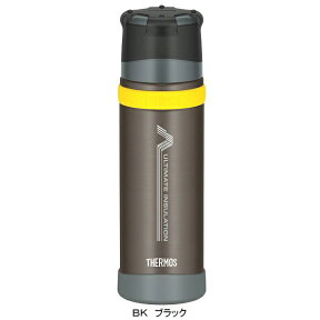 THERMOS(サーモス) 「山専ボトル」ステンレスボトル/0.5L/ブラック(BK) FFX-500アウトドアギア 保温・保冷ボトル 水筒 マグボトル 山専用ボトル おうちキャンプ ベランピング