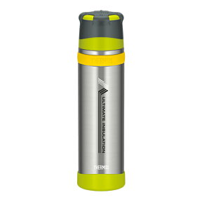 THERMOS(サーモス) 「山専ボトル」ステンレスボトル/0.9L/ライムグリーン(LMG) FFX-900アウトドアギア 保温・保冷ボトル 水筒 マグボトル 山専用ボトル おうちキャンプ ベランピング