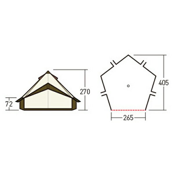 ogawa campal(小川キャンパル) グロッケ12T/C/5-6人用 2785アウトドアギア キャンプ6 キャンプ用テント タープ おうちキャンプ