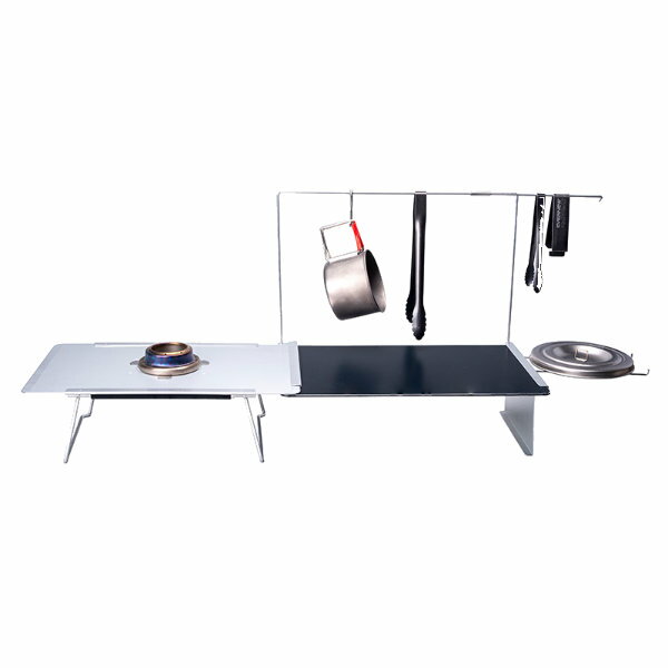 EVERNEW(エバニュー) Alu. Table Kitchen System set EBY696 キッチンスタンド テーブル アウトドアテーブル