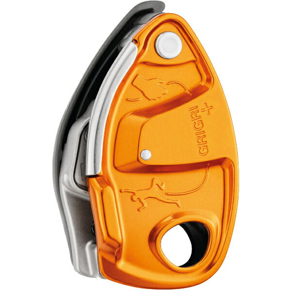 PETZL(ペツル) グリグリ+/オレンジ D13A AG 確保器 登はん具 ビレイ機 登山 クライミング用品　クイックドロー