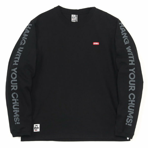 CHUMS(チャムス) HWYC L/S T-Shirt Black/Gray M CH01-2276 長袖Tシャツ男性用 Tシャツ メンズ長袖Tシャツ カットソー