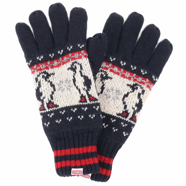 CHUMS(チャムス) Booby Snow Knit/Glove/NV/L　CH09-1293 冬用グローブ 手袋 アウトドアウェア小物　手袋
