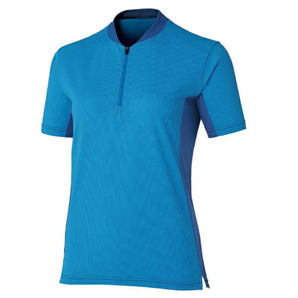 finetrack(ファイントラック) WsスカイトレイルブレスジップT/CYAN/L FMW1504 半袖Tシャツ女性用 Tシャツ カットソー レディース半袖カットソー