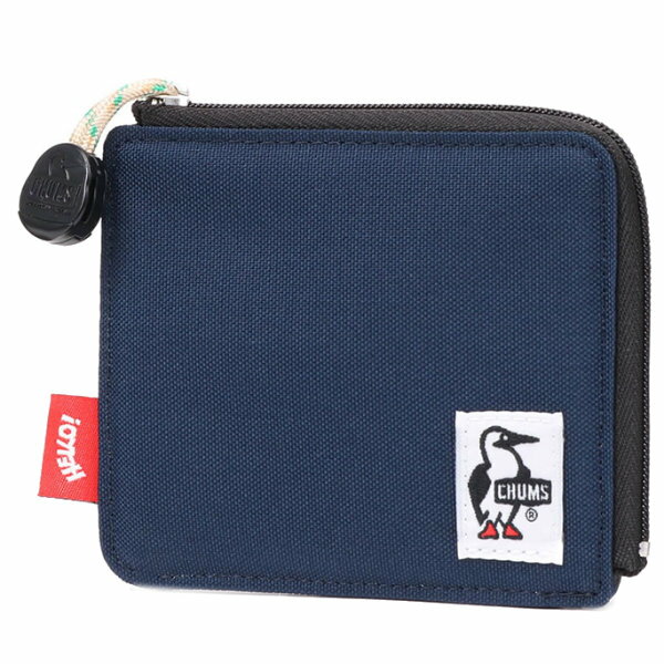 チャムス CHUMS(チャムス) Recycle L-Shaped Zip Wallet/ Navy CH60-3757 ワレット 財布 メンズ財布 アウトドア　ウォレット