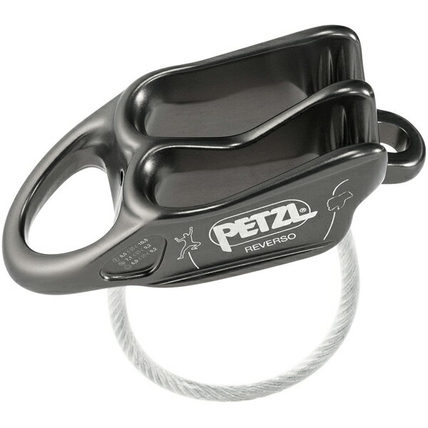 PETZL(ペツル) ルベルソ/グレー D017AA00 確保器 登はん具 ビレイ機 登山 クライミング用品　ビレイデバイス