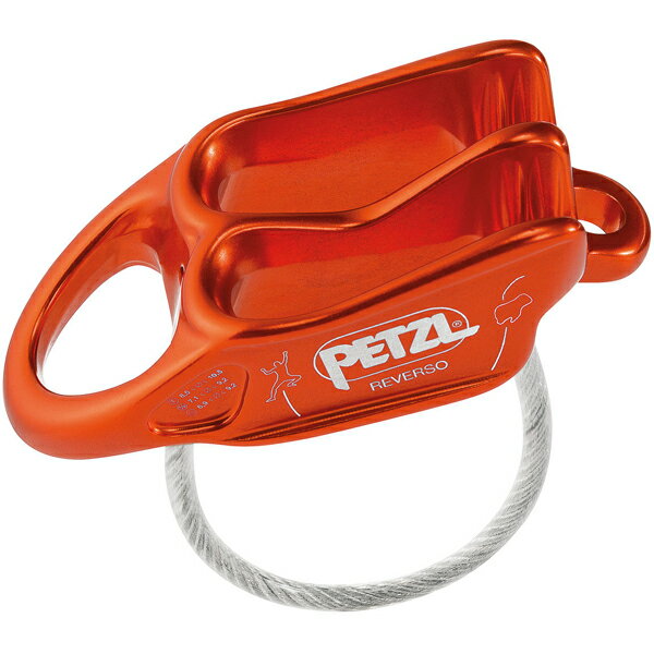 PETZL(ペツル) ルベルソ/レッド D017AA02 確保器 登はん具 ビレイ機 登山 クライミング用品 ビレイデバイス