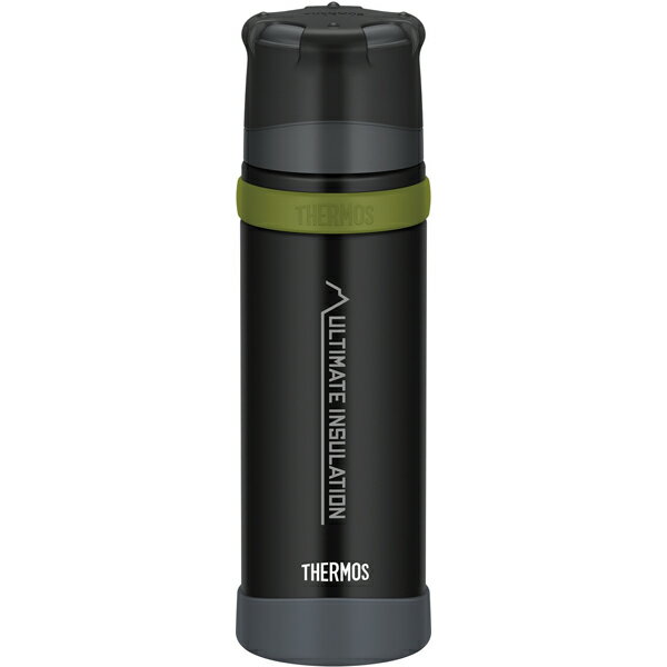 サーモス マグボトル THERMOS(サーモス) 山専ステンレスボトル マットブラック(MTBK) 0.5L FFX-501 ステンレスボトル 水筒 ボトル 大人用水筒 マグボトル アウトドア　ウォータージャグ