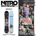 特典付き 【早期予約商品】 25-26 NITRO MERCY 146cm ナイトロ メルシー グラトリ ラントリ フリースタイル 日本正規品 レディース スノーボード 板単体 キャンバー(4)
