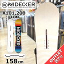 【ラスト1点】 OUTLET スノーボード 板 型落ち メンズ 24-25 NIDECKER SENSOR PRO 158cm ナイデッカー センサー プロ グ...