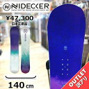 スノーボード 板 型落ち キッズ ジュニア 24-25 NIDECKER MICRON VENUS 140cm ナイデッカー ミクロンビーナス グラトリ ラントリ フリースタイル フラット アウトレット