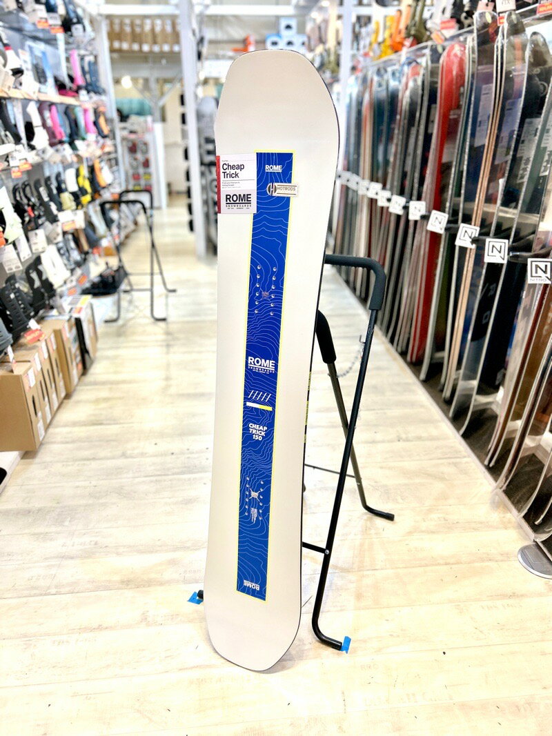24-25 ROME SDS CHEAP TRICK ソール:BLUE 150cm ローム チープトリック グラトリ ラントリ フリースタイル 日本正規品 メンズ スノーボード 板単体 ハイブリッドキャンバー