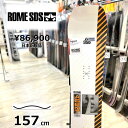 24-25 ROME SDS AGENT 157cm ローム エージェント グラトリ ラントリ フリースタイル 日本正規品 メンズ スノーボード 板単体 ハイブ...