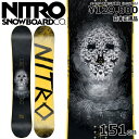 楽天Snowboard＆Ski オフワン国道16号23-24 NITRO BEAST 151cm ナイトロ ビースト グラトリ ラントリ フリースタイル 日本正規品 メンズ スノーボード 板単体 キャンバー