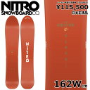 Tt y\񏤕iz 24-25 NITRO SLASH WIDE 162cm iCg XbV I[Eh J[rO {Ki Y Xm[{[h P Lo[