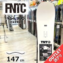 ※50%OFF以下!※OUTLET 23-24 FNTC TNT C WHITE 147cm エフエヌティーシー グラトリ ラントリ フリースタイル 型落ち 日...
