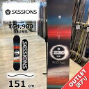 【ラスト1点】 スノーボード 板 型落ち メンズ 23-24 SESSIONS SELECT PLUS 151cm セッションズ セレクトプラス オールラウンド...