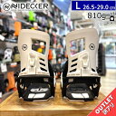 【未使用訳アリアウトレット】 24-25 NIDECKER MUON-X カラー:STORMTROOPER Lサイズ ナイデッカー ムオン メンズ スノーボード...