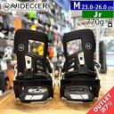 【未使用訳アリアウトレット】 24-25 NIDECKER PRIME カラー:BLACK Mサイズ ナイデッカー プライム ジュニア スノーボード ビンディン...