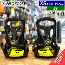 【未使用訳アリアウトレット】 24-25 NIDECKER MAGIC カラー:BLACK XSサイズ ナイデッカー マジック ジュニア スノーボード ビンディ...