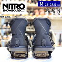 24-25 NITRO TEAM カラー:ULTRA BLACK Mサイズ ナイトロ チーム メンズ スノーボード ビンディング バインディング日本正規品 25cm25.5cm26cm26.5cm27cm27.5cm28cm28.5cm