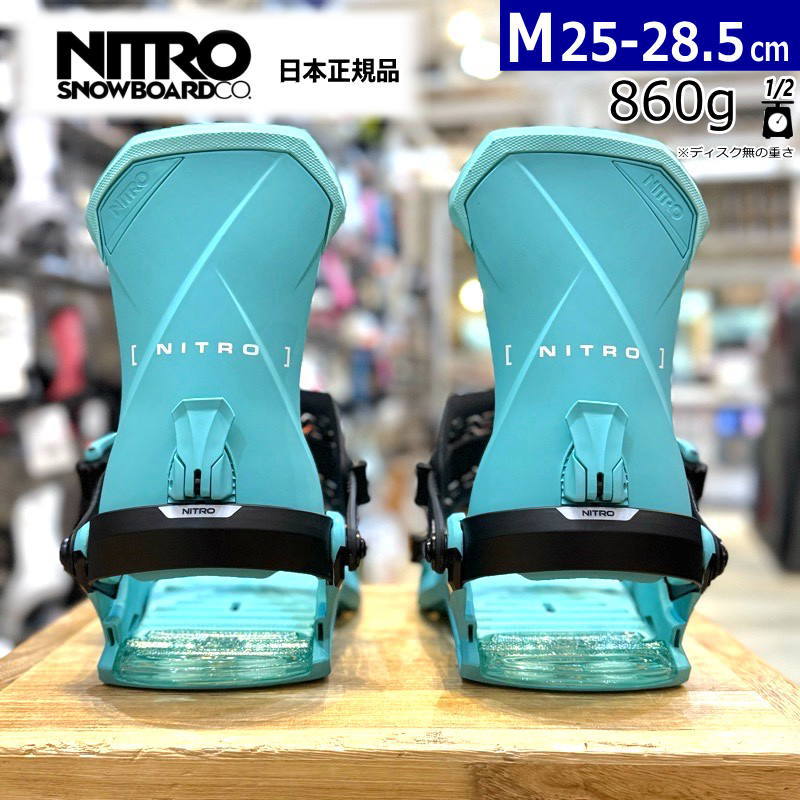 25-26 NITRO TEAM カラー:Fresh Blue Mサイズ ナイトロ チーム メンズ スノーボード ビンディング バインディング日本正規品 [MID][対応ブーツサイズ]25cm25.5cm26cm26.5cm27cm27.5cm28cm28.5cm