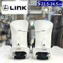 24-25 LINK GREED PRO カラー:WHITE Sサイズ リンク グリードプロ レディース スノーボード ビンディング バインディング日本正規品 ...