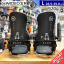 【訳アリアウトレット】 24-25 NIDECKER KAON カラー:BLACK Lサイズ ナイデッカー カオン メンズ スノーボード ビンディング バインデ...