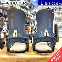【未使用訳アリアウトレット】 24-25 NIDECKER KAON カラー:STEEL BLUE Lサイズ ナイデッカー カオン メンズ スノーボード ビンデ...