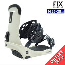 ※50%OFF以下!※【訳アリアウトレット】 23-24 FIX PEAK + カラー:BONE Mサイズ フィックス ピークプラス メンズ スノーボード ビン...