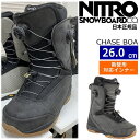 23-24 NITRO CHASE BOA J[:Black 26cm iCg `FCX{A Y Xm[{[hu[c _u{A _C M^Ή {Ki