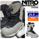 23-24 NITRO CHASE BOA J[:Stone 26cm iCg `FCX{A Y Xm[{[hu[c _u{A _C M^Ή {Ki