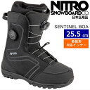 23-24 NITRO SENTINEL BOA J[:True Black 25.5cm iCg Z`l {A Y Xm[{[hu[c _u{A _C M^Ή {Ki