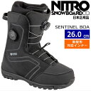 23-24 NITRO SENTINEL BOA J[:True Black 26cm iCg Z`l {A Y Xm[{[hu[c _u{A _C M^Ή {Ki