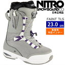 23-24 NITRO FAINT TLS J[:Black-Sand 23cm iCg tFCg fB[X Xm[{[hu[c Xs[h[X M^Ή {Ki