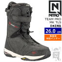 y\񏤕iz 24-25 NITRO TEAM PRO MK TLS J[:BLACK 26cm iCg `[v Y Xm[{[hu[c Xs[h[X M^Ή {Ki