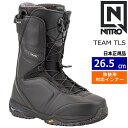 y\񏤕iz 24-25 NITRO TEAM TLS J[:BLACK 26.5cm iCg `[ Y Xm[{[hu[c _u{A _C M^Ή {Ki