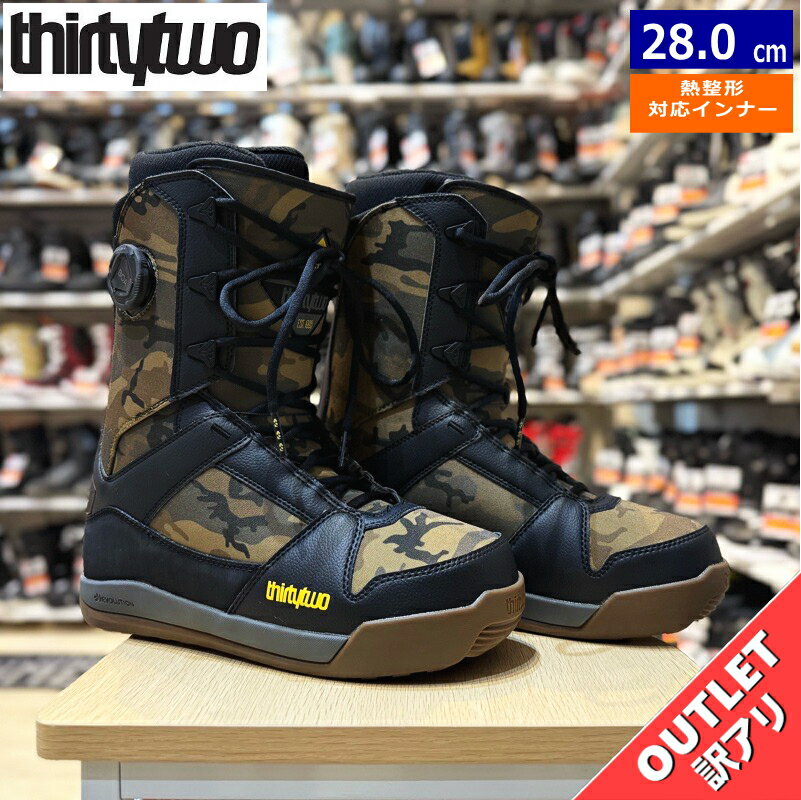 【訳アリアウトレット】24-25 THIRTYTWO DIESEL HYBRID カラー:CAMO 28cm サーティーツー ディーゼルハイブリッド メンズ スノーボードブーツ 型落ち スピードレース 熱成型対応 日本正規品