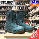 【訳アリアウトレット】24-25 THIRTYTWO STW DOUBLE BOA カラー:GREEN GUM 27cm サーティーツー メンズ スノーボードブ...