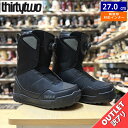 【ラスト1点】 【訳アリアウトレット】24-25 THIRTYTWO SHIFTY BOA カラー:BLACK BLACK 27cm サーティーツー シフティー...