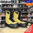 【訳アリアウトレット】24-25 THIRTYTWO SHIFTY BOA カラー:TAN BLACK 27cm サーティーツー シフティー メンズ スノーボー...