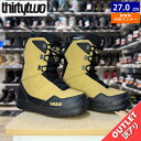 【訳アリアウトレット】24-25 THIRTYTWO SHIFTY カラー:TAN BLACK 27cm サーティーツー シフティー メンズ スノーボードブーツ...