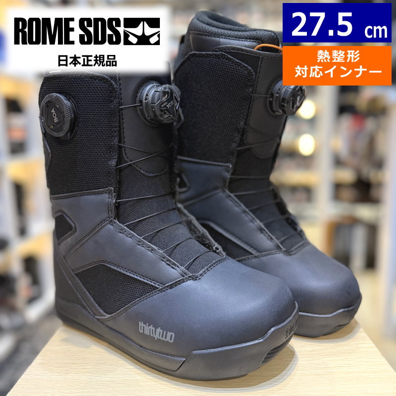 24-25 THIRTYTWO STW DOUBLE BOA カラー:BLACK 27.5cm サーティーツー ダブルボア メンズ スノーボード..