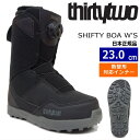 23-24 THIRTYTWO SHIFTY BOA W'S J[:BLACK 23cm T[eB[c[ VteB[ {A fB[X Xm[{[hu[c {A _C M^Ή {Ki