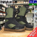 【訳アリアウトレット】23-24 THIRTYTWO KIDS BOA カラー:BLACK CAMO 21cm サーティーツー キッズ ジュニア スノーボードブ...