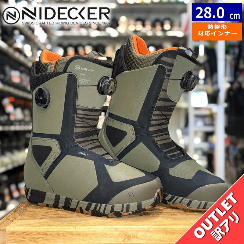 OUTLET24-25 NIDECKER KITA 顼:GREEN 28cm ʥǥå   Ρܡɥ֡ ...