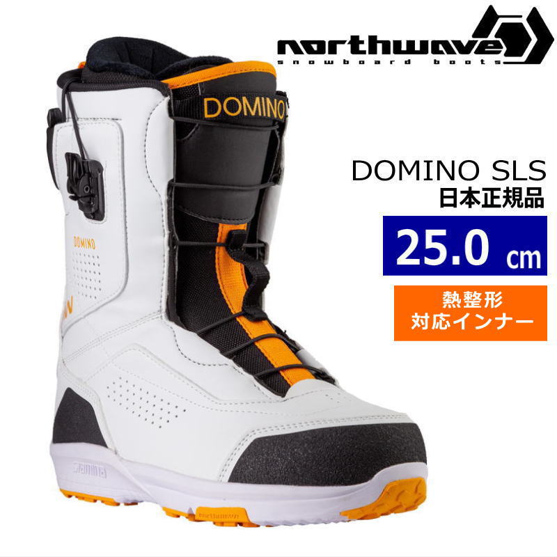 23-24 NORTHWAVE DOMINO SLS カラー:WHITE 25cm ノースウェーブ ドミノ レディース スノーボードブーツ スピードレース 日本正規品