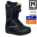 【早期予約商品】 25-26 Bataleon SALSA カラー:BLACK 26.5cm バタレオン サルサ メンズ スノーボードブーツ ダブルボア ダイヤル式 熱成型対応 日本正規品