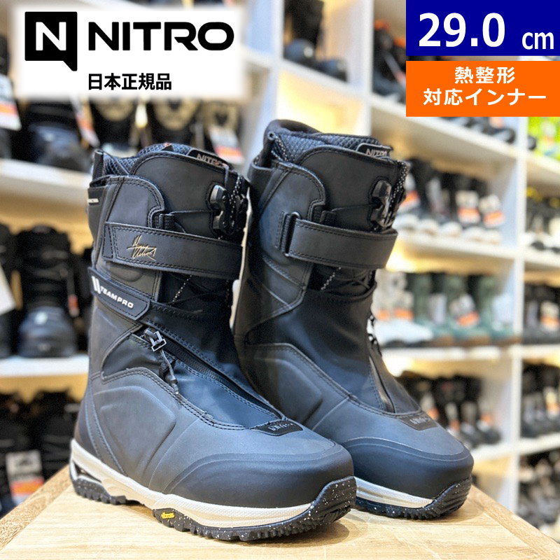 25-26 NITRO TEAM PRO MK TLS カラー:Black 29cm ナイトロ チームプロ メンズ スノーボードブーツ スピードレース 熱成型対応 日本正規品