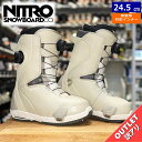 【OUTLET】24-25 NITRO DYNASTY BOA カラー:SAND 24.5cm ナイトロ ダイナスティ レディース スノーボードブーツ 型落ち ...
